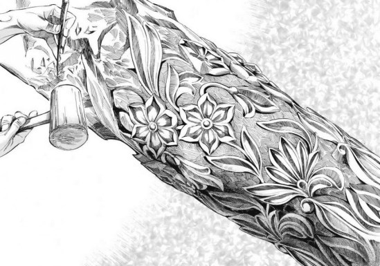 Bride's Story, detail