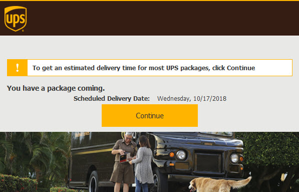 UPS Notification