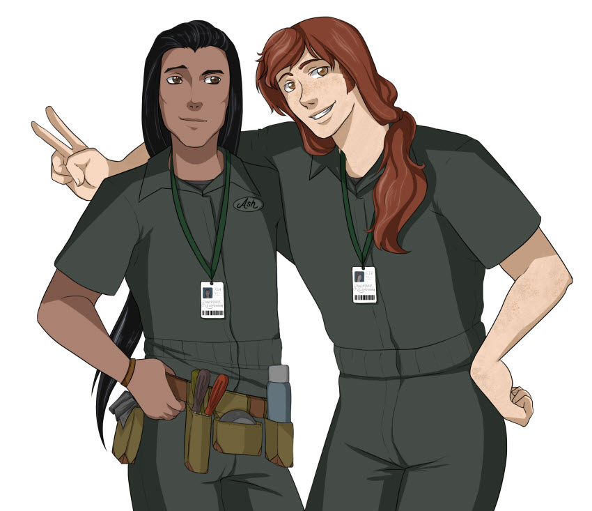 Two Janitors by FoxOfTwilight