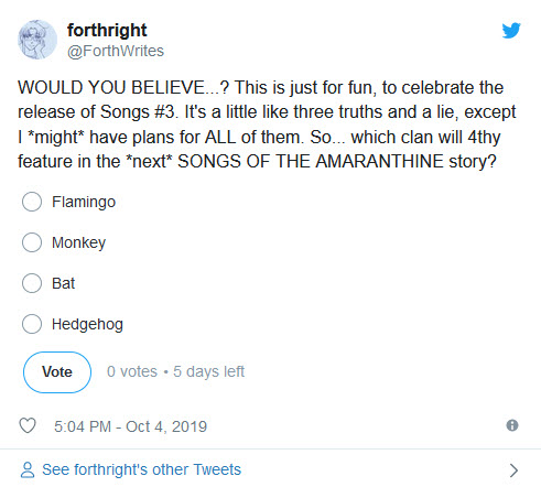 Twitter Poll, up next