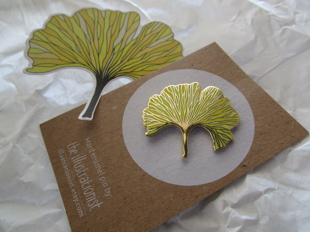 Ginkgo Pin – FORTHRIGHT